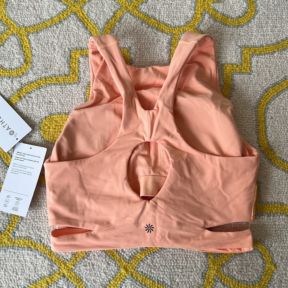 NWT ATHLETA Conscious Cut Out Crop D-DD. Sz S - Picture 5 of 13